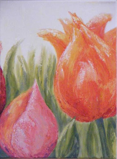 Drieluik Tulpen